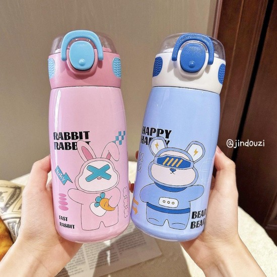 MAIMA insulation Children's Thermos mug good-looking Cup with straw 470ml cute kids cartoon 316 Stainless steel water bottles MAIMA insulation Children's Thermos mug good-looking Cup with straw 470ml cute kids cartoon 316 Stainless steel water bottles